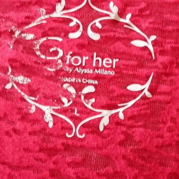 G for her By Alyssa Milano Virginia Tech Pride Hokies Shirt Maroon Orang… - Picture 7 of 12